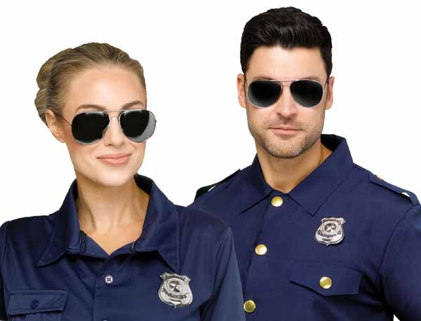 Police Fun Specs Costume Glasses
