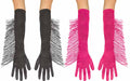 Adult Long Fringe Costume Gloves