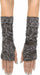 Adult Black Tattered Long Costume Mitts