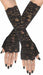 Black Long Stretch Lace Mitts