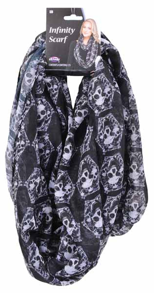 Skull Infinity Scarf