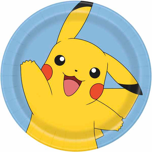 Pokémon 9-Inch Paper Plates