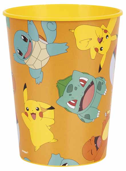 Pokémon reusable 16 oz favour cups for a Pokémon birthday party