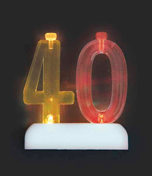 #40 FLASHING CANDLE HOLDER 5PK