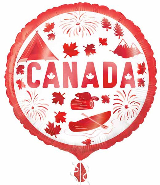 Canada Day 18-Inch Foil Balloon, 1 Pack