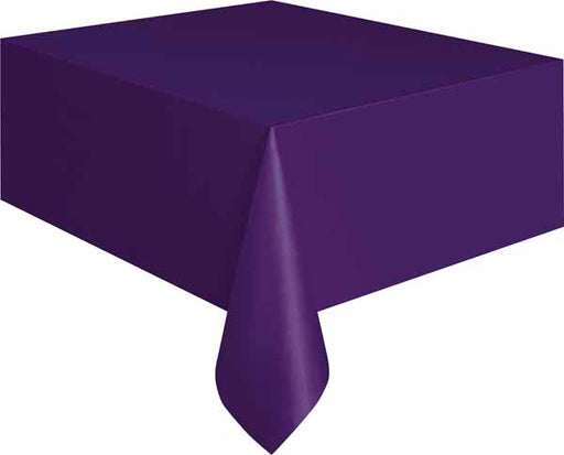 Deep Purple Tablecover, 54 x 108 Inches