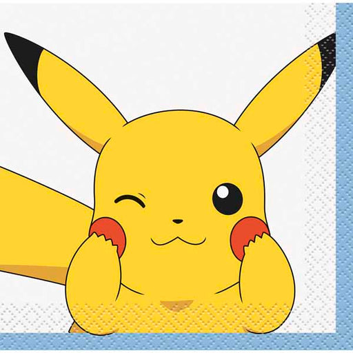 Pokémon Beverage Napkins, 16 Pack