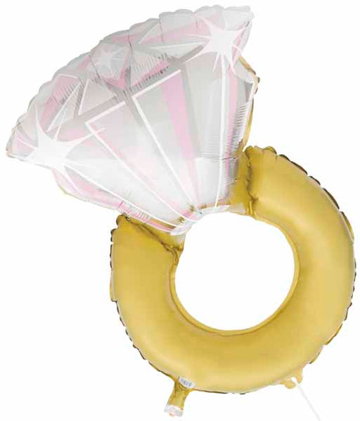 32-Inch Diamond Ring Foil Balloon