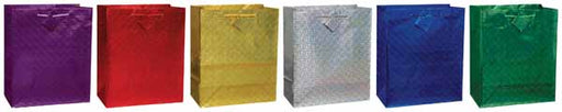 12"X10" HOLOGRAPHIC GIFT BAG 1PK