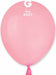 Gemar 5 Inch Pink #057 Latex Balloons, 100 Count