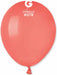 Gemar 5 Inch Coral #078 Latex Balloons, 100 Count