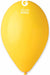 Gemar 12-Inch Yellow #002 Latex Balloons, 50 Count
