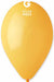 Gemar 12-Inch Dark Yellow #003 Latex Balloons, 50 Count