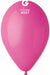 Gemar 12 Inch Fuchsia #007 Latex Balloons, 50 Pack