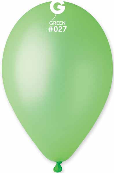 Gemar 12-Inch Neon Green #027 Latex Balloons, 50 Count