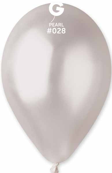 Gemar 12" Metallic Pearl #028 Latex Balloons, 50 Count