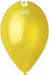 Gemar 12" Metallic Yellow #030 Latex Balloons, 50 Count