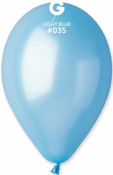 GEMAR 12" METALLIC LT BLUE #035 50/BG