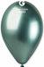 Gemar 13-Inch Shiny Green #093 Latex Balloons, 25 Count