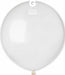 Gemar 19" Crystal Clear Latex Balloons #000, 25 Pack