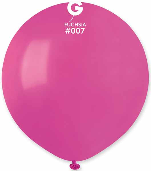 Gemar 19-Inch Fuchsia Latex Balloons, 25 Pack