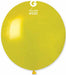 Gemar 19" Metallic Yellow #030 Latex Balloons, 25 Pack
