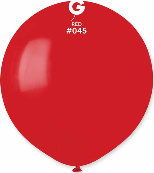 Gemar 19-Inch Red Latex Balloons, 25 Count