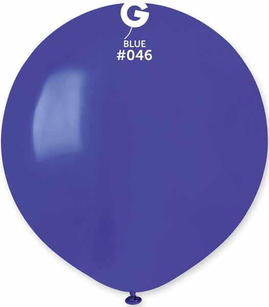 Gemar 19" Royal Blue Latex Balloons, 25 Count