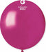 Gemar 19" Metallic Burgundy #052 Latex Balloons, 25 Count