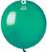 Gemar 19" Metallic Green Latex Balloons, 25 Pack
