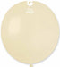 Gemar 19" Ivory Latex Balloons #059, 25 Count