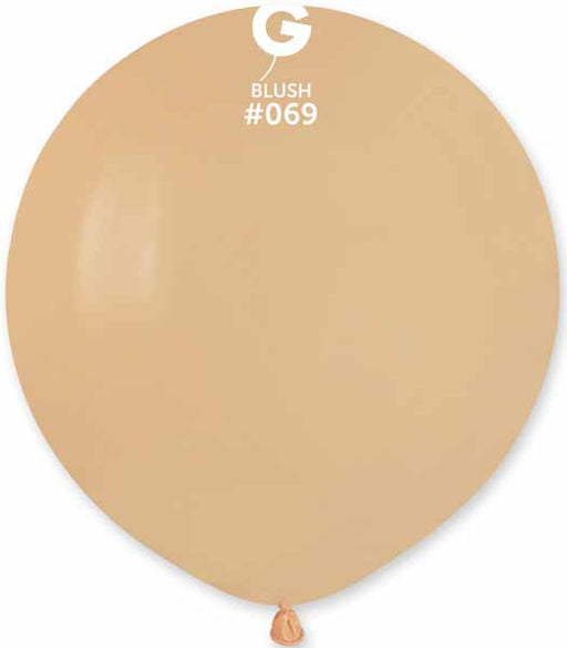 Gemar 19-Inch Blush Latex Balloons #069, 25 Count