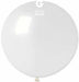 Gemar 31" Crystal Clear #000 Latex Balloon, 1 Count
