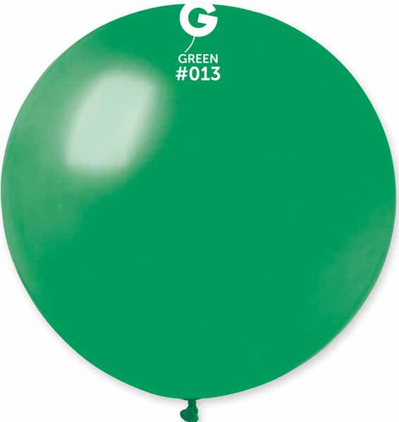 Gemar 31" Green #013 Latex Balloon, 1 Count