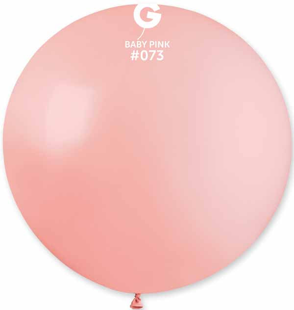 Gemar 31-Inch Baby Pink Latex Balloon #073, 1 Count