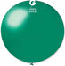 Gemar 31" Metallic Green #055 Latex Balloon, 1 Count