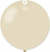 Gemar 31" Metallic Ivory Latex Balloon #058, 1 Count