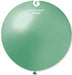 Gemar 31" Metallic Aquamarine #062 Latex Balloon, 1 Count