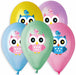 GEMAR 13" SWEET OWL METALLIC ASSTD 50/BG