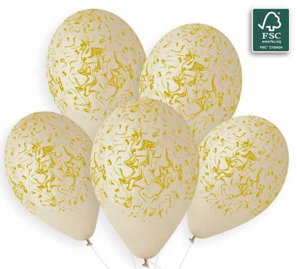 GEMAR 13" MARBLE LATTE GOLD INK 50/BG