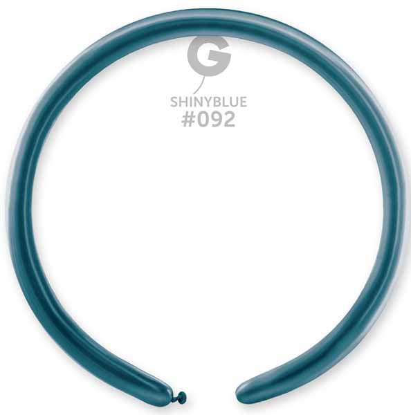 Gemar 160 Shiny Blue #092 Twisting Balloons, 50 Count