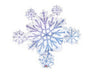 32" Prismatic Holographic Snowflake Decoration With P50 Flat Pixels