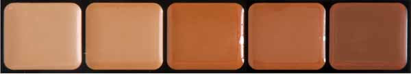 Graftobian HD Glamour Crème Foundation Palette Warm #3