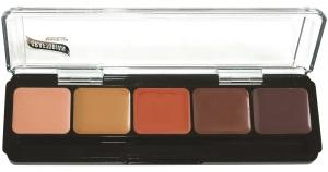 Graftobian HD Glamour Crème Highlight & Contour Palette, Dark