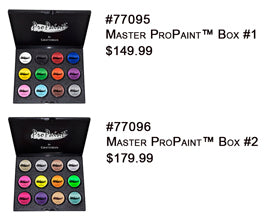 Graftobian ProPaint Master Box #1, 12 Classic Colors