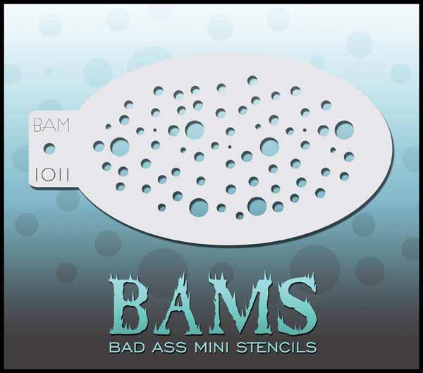 Graftobian Bad Ass Mini Stencil - Bubbles