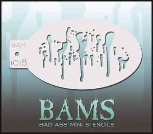 Graftobian Bad Ass Mini Stencil - Drips
