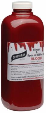 Graftobian Stage Blood, 32 oz Bottle