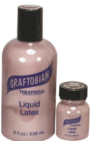 Graftobian Dark Brown Liquid Latex, 8 oz