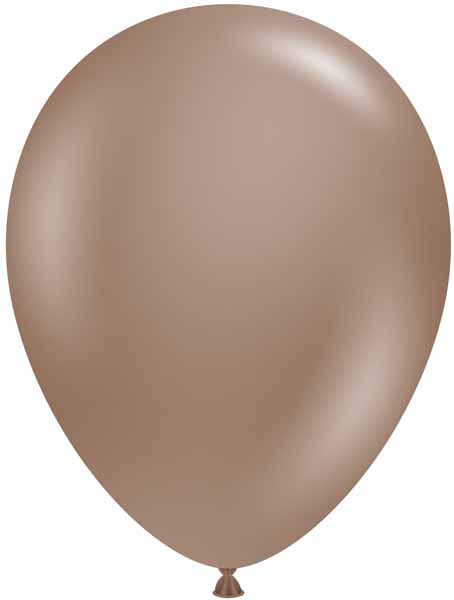 TUFTEX 5-Inch Cocoa Latex Balloons, 50 Count